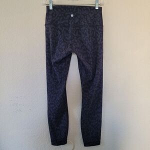 Lululemon Wunder Under High Rise Tight 25" Size 6 Luxtreme Wild Coal Camo W5BSPS